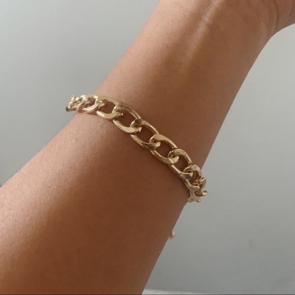 l a s t  one | gold thick cuban bracelet ♡ - Picture 3 of 4